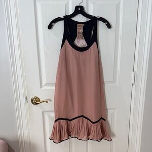 Bonjour Twelve by Twelve Black and Pink Dress medium